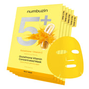[Numbuzin] No.5+ Glutathione Vitamin Concentrated Mask (5ea)