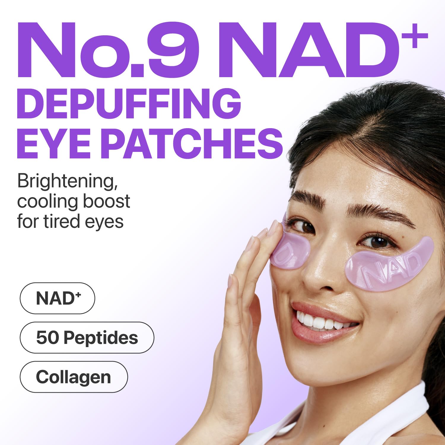 [Numbuzin] No.9 NAD+ Collagen Under Eye Patches (5ea)