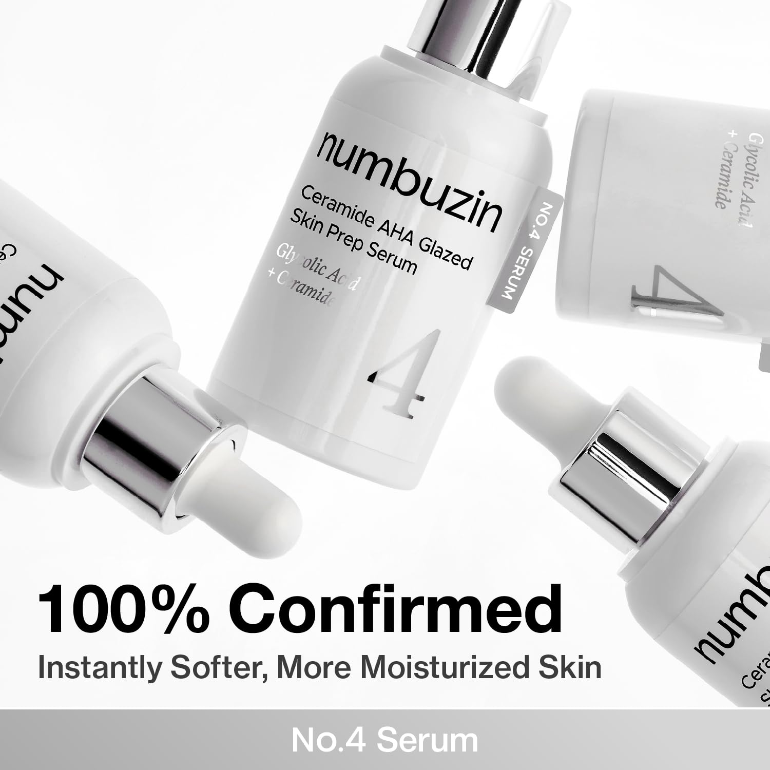 [Numbuzin] No.4 Ceramide AHA Glazed Skin Prep Serum 1.01fl oz (30ml)