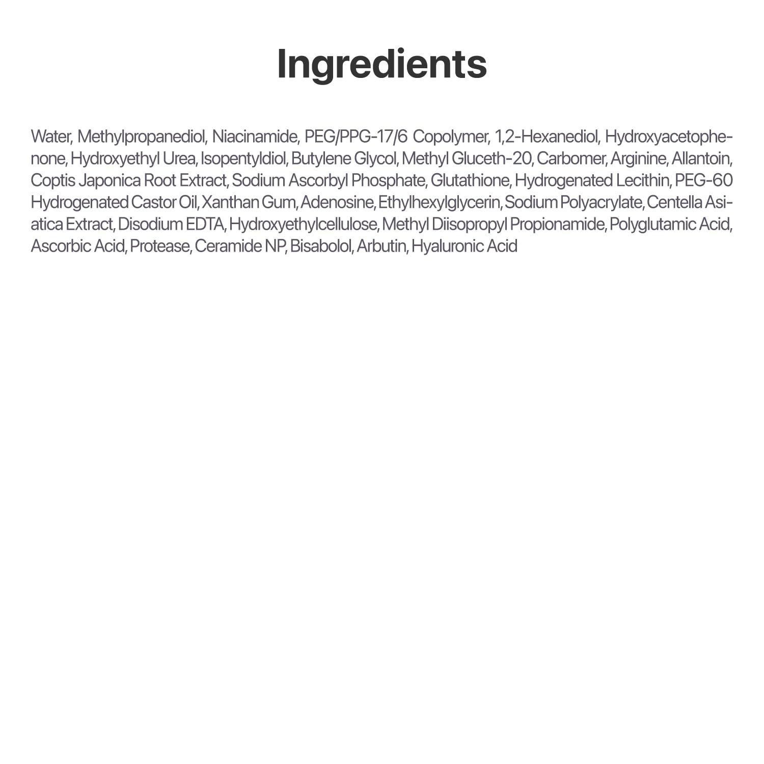 [Numbuzin] No.5+ Glutathione Vitamin Concentrated Mask (5ea)