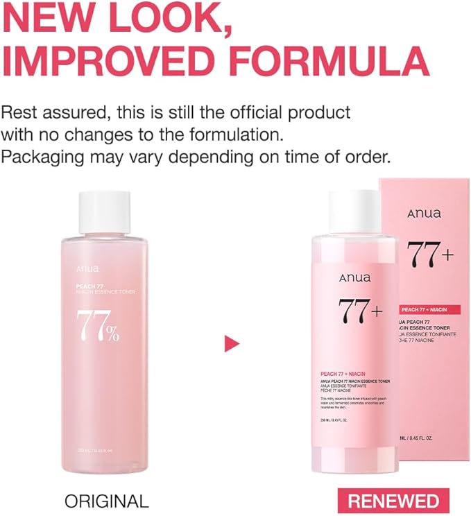 [Anua] Peach 77% Niacin Essence Toner 8.45 fl oz (250ml)