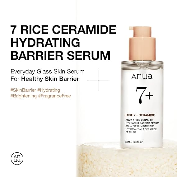 [Anua] Rice Ceramide 7 Hydrating Barrier Serum 1.69 fl oz (50ml)