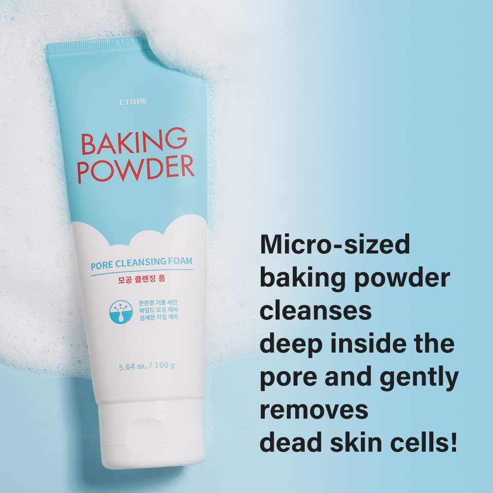 [Etude] Baking Powder Pore Cleansing Foam_5.64oz (160g)