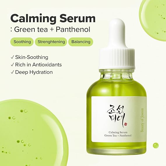 [Beauty of Joseon] Calming Serum : Green Tea + Panthenol 1 fl oz (30ml)
