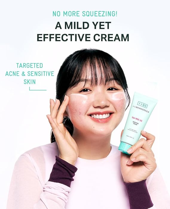 [Bringgreen] Tea Tree Cica Soothing Cream Plus 3.38 fl oz (100ml)