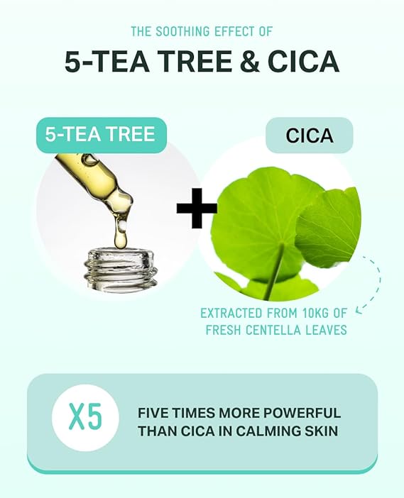 [Bringgreen] Tea Tree Cica Soothing Cream Plus 3.38 fl oz (100ml)