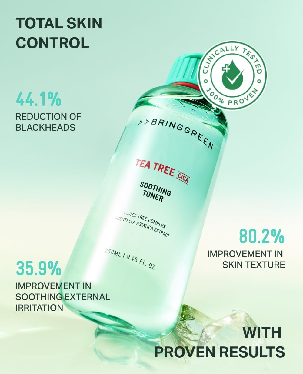[Bringgreen] Tea Tree Cica Soothing Toner 8.45 fl oz (250ml)/ 16.9 fl oz (500ml)