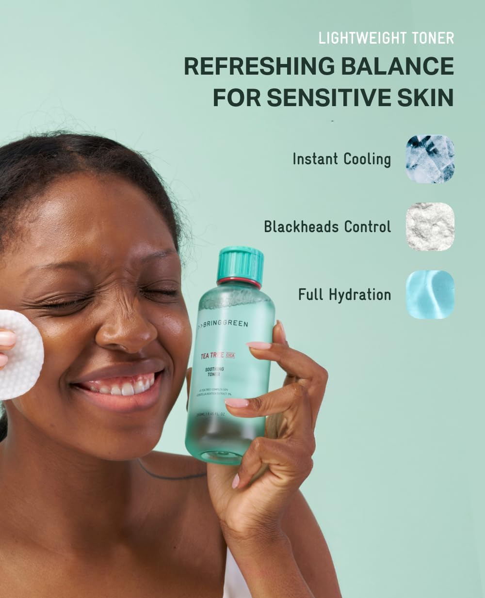 [Bringgreen] Tea Tree Cica Soothing Toner 8.45 fl oz (250ml)/ 16.9 fl oz (500ml)