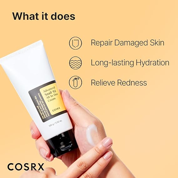[COSRX] Advanced Snail 92 All In One Cream 3.52 oz (100g) (Tube)