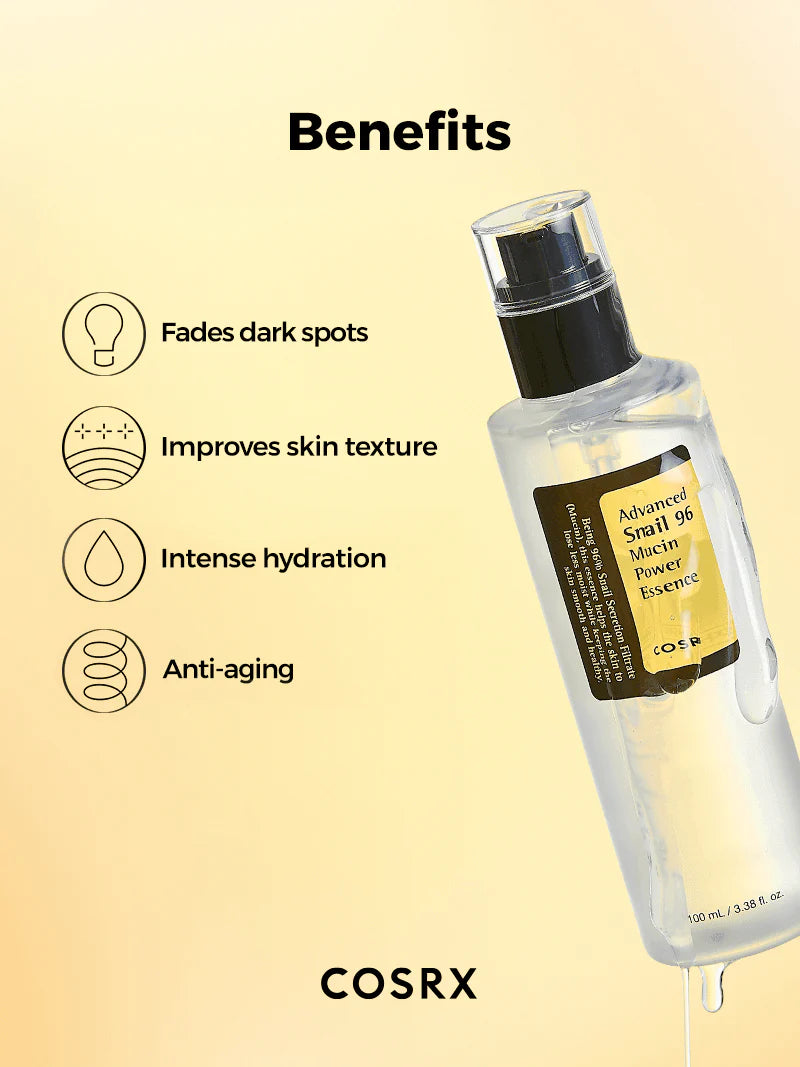 [COSRX] Advanced Snail 96 Mucin Power Essence 3.38 fl oz (100ml)