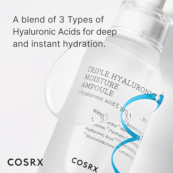 [COSRX] Hydrium Triple Hyaluronic Moisture Ampoule 1.35 fl oz (40ml)