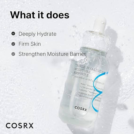 [COSRX] Hydrium Triple Hyaluronic Moisture Ampoule 1.35 fl oz (40ml)