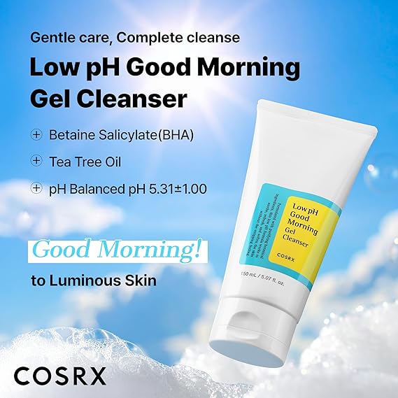 [COSRX] Low pH Good Morning Gel Cleanser 5.07 fl oz (150ml)