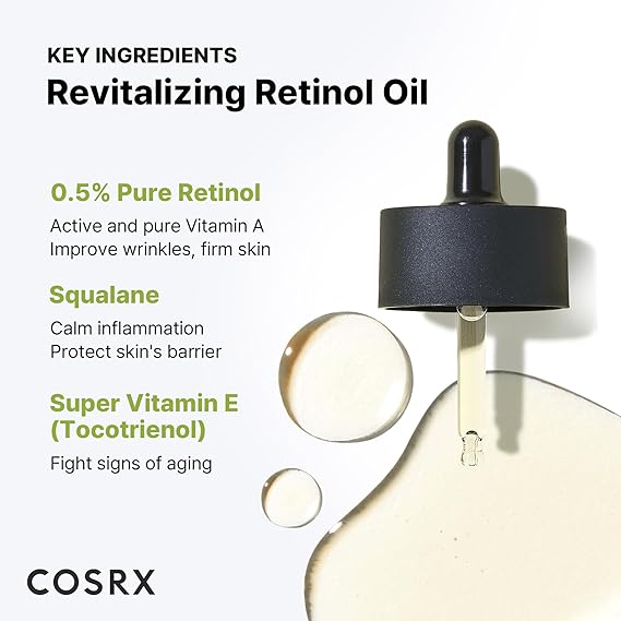 [COSRX] The Retinol 0.5 Oil 0.67 fl oz (20ml)