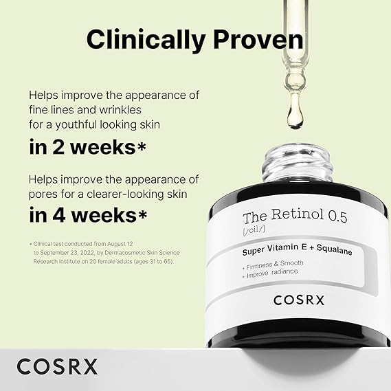 [COSRX] The Retinol 0.5 Oil 0.67 fl oz (20ml)