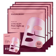 [EQQUALBERRY] Collagen Pore-Tight Up Hydrogel Mask 1.01 oz (30g) (4 Sheets)