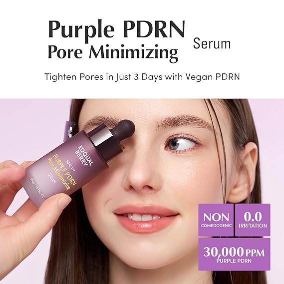 [EQQUALBERRY] Purple PDRN Pore Minimizing Serum 1.01 fl oz (30ml)