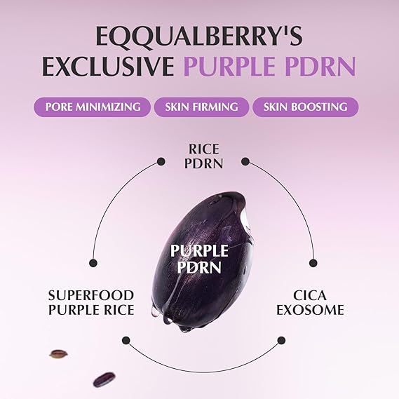 [EQQUALBERRY] Purple PDRN Pore Minimizing Serum 1.01 fl oz (30ml)