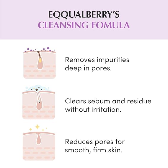 [EQQUALBERRY] Purple Rice Pore Purifying Pack Cleanser 4.58 oz (130g)