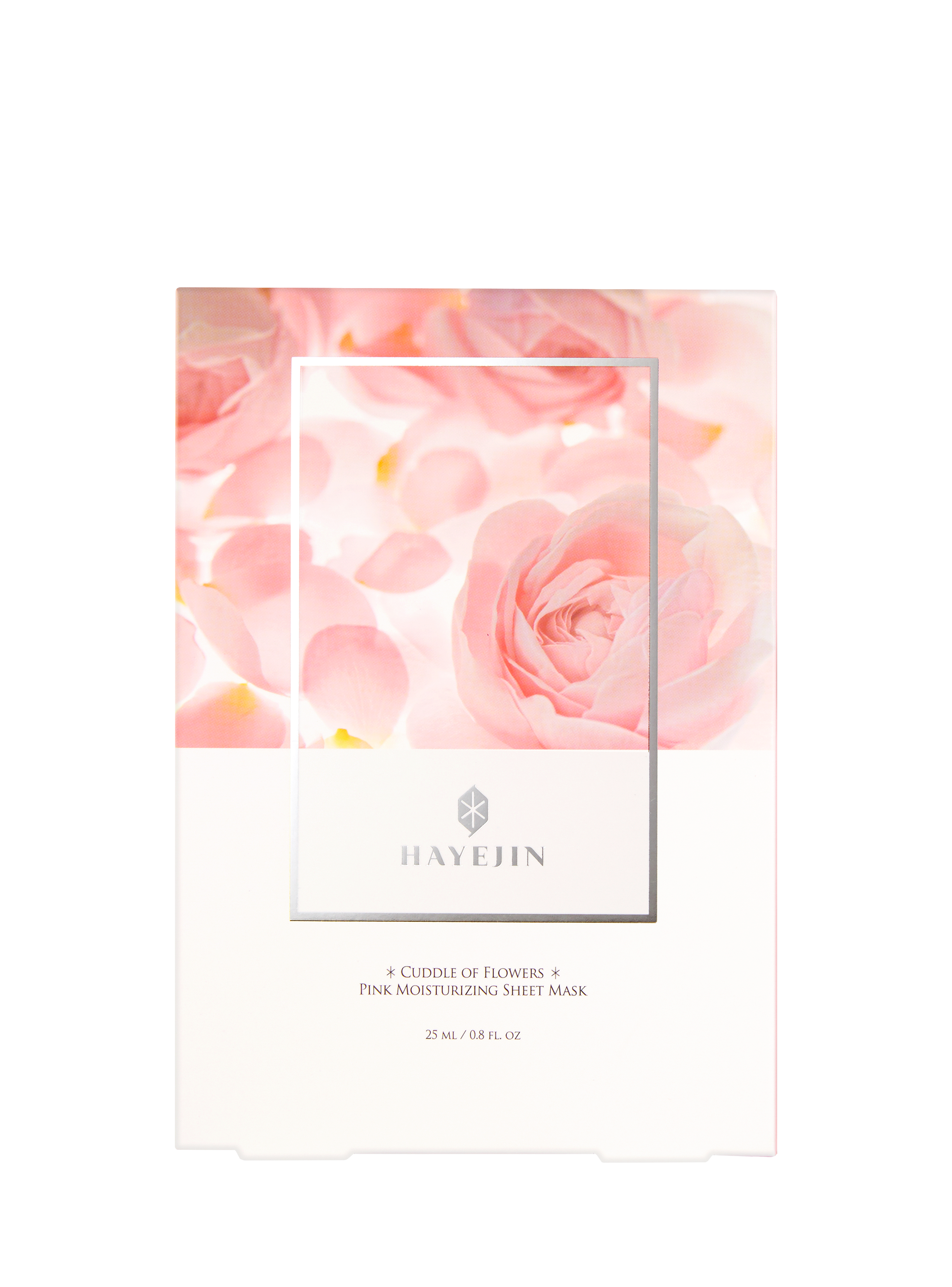 [Hayejin] Cuddle of Flowers Pink Moisturizing Sheet Mask 5ea (25ml)