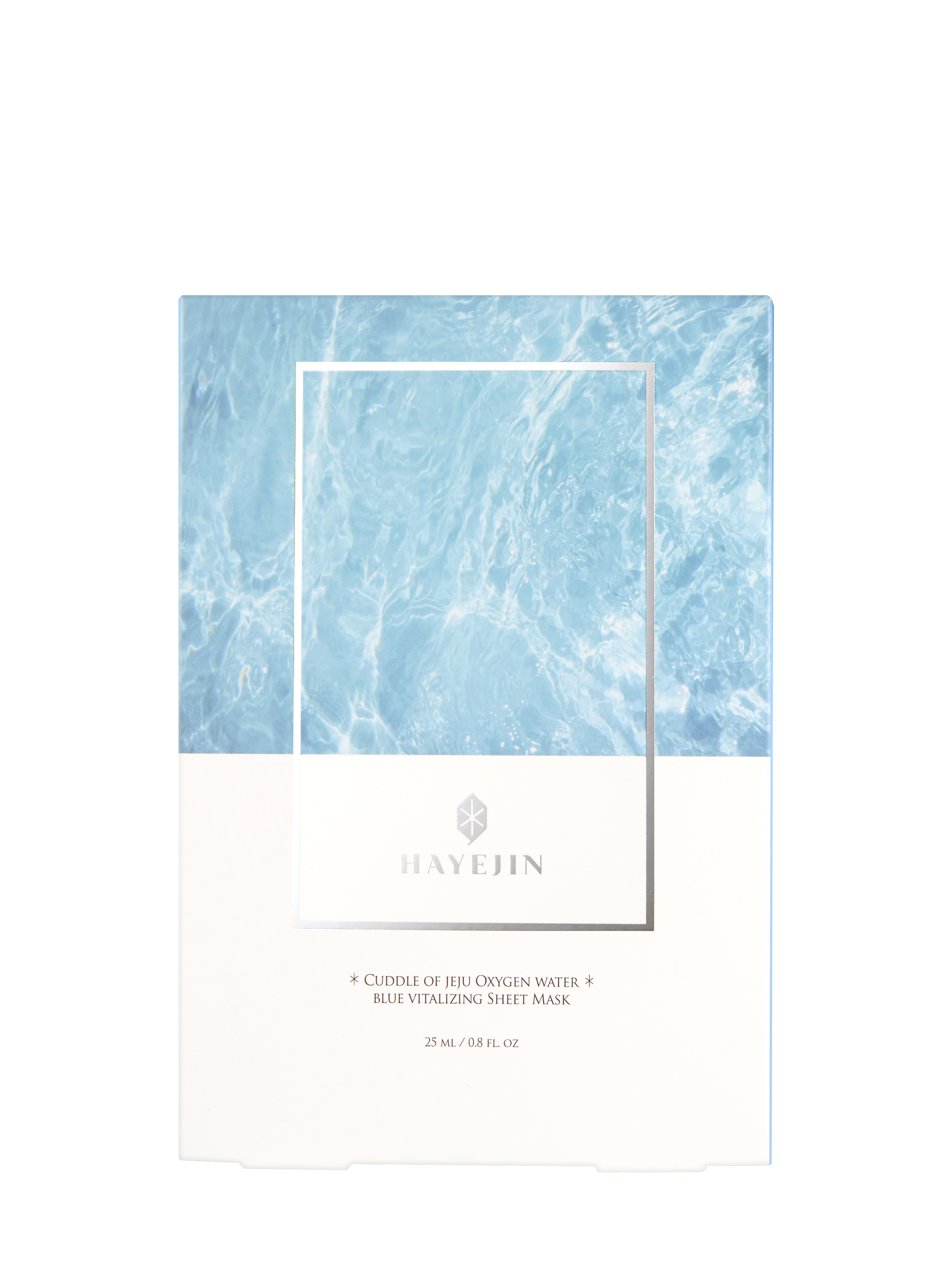 [Hayejin] Cuddle of Jeju Oxygen Water Blue Vitalizing Sheet Mask 5ea (25ml)