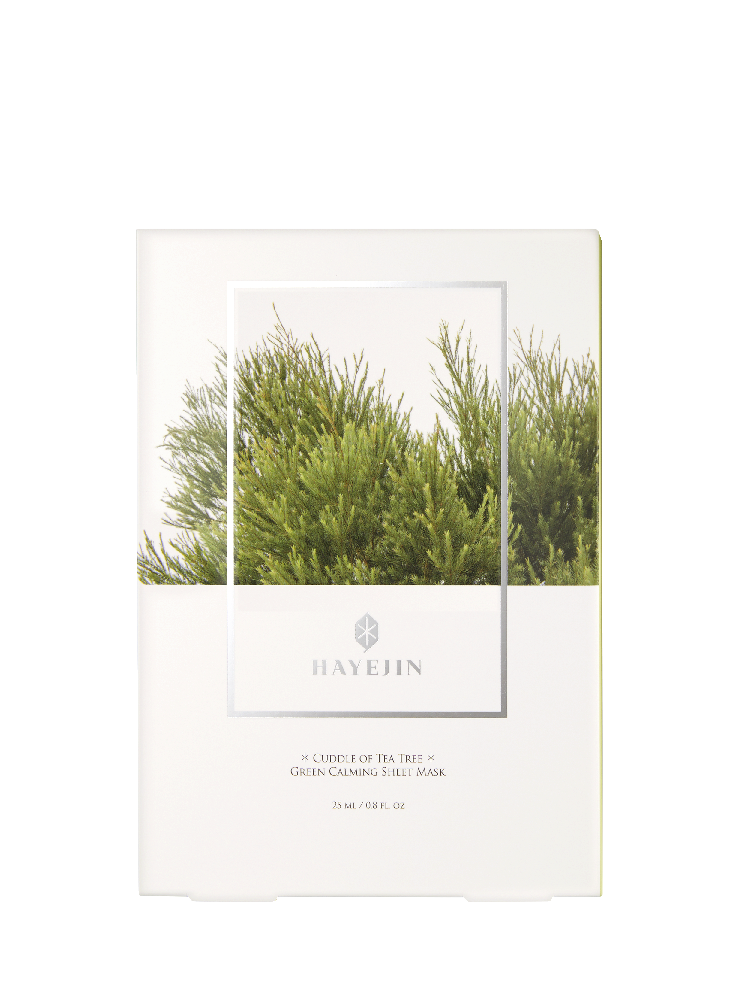 [Hayejin] Cuddle of Tea tree  Green Calming Sheet Mask 5ea (25ml)
