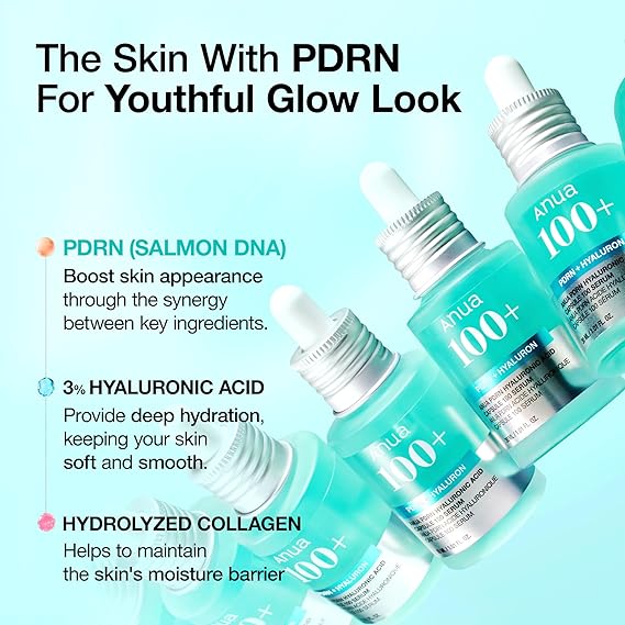 [Anua] PDRN Hyaluronic Acid Capsule 100 Serum 1.01 fl oz (30ml)