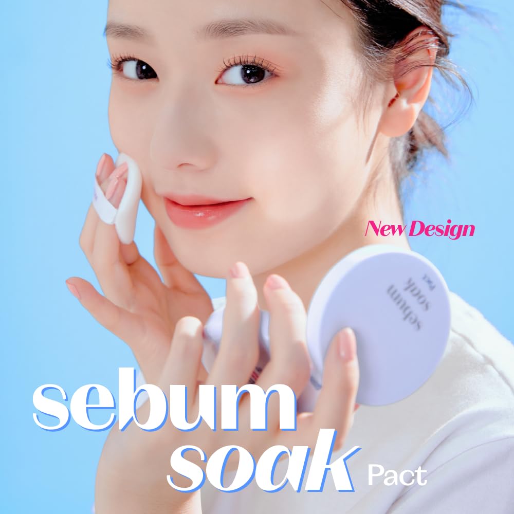 [Etude] Sebum soak Pact_0.34oz (9.5g)