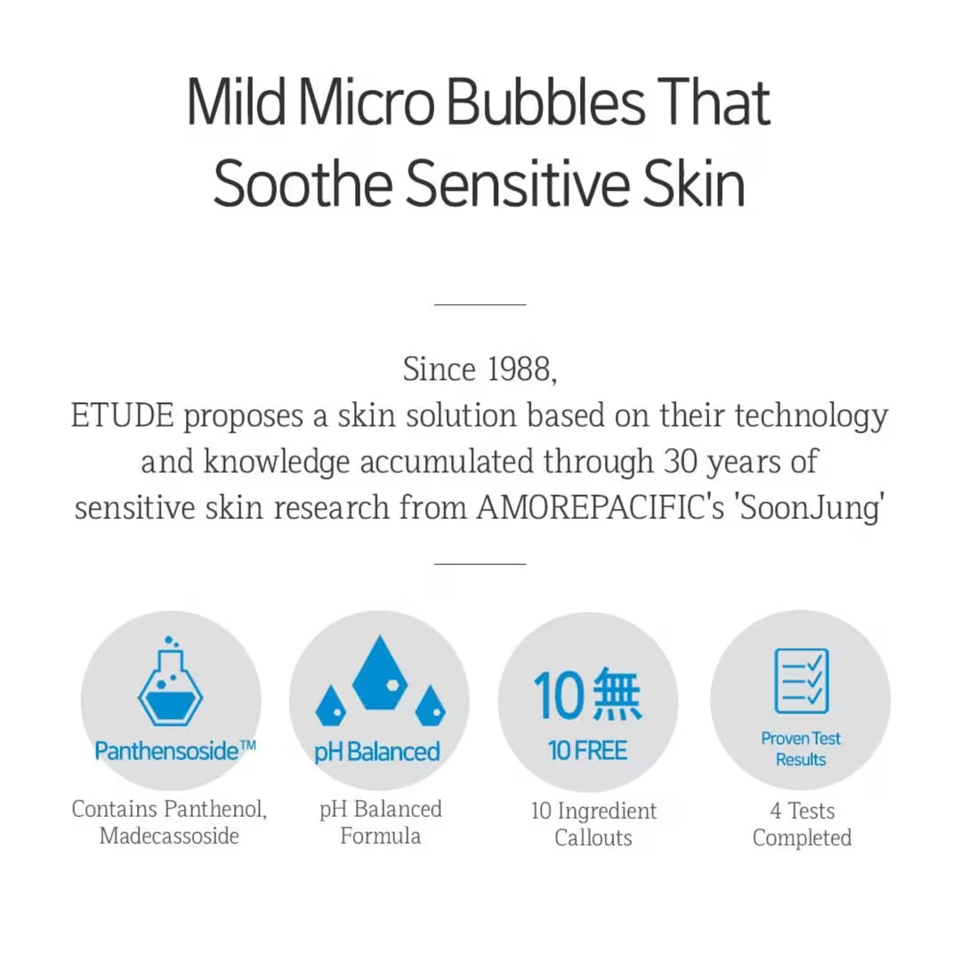 [Etude] Soonjung pH 6.5 Whip Cleanser_5.07fl oz (150ml)