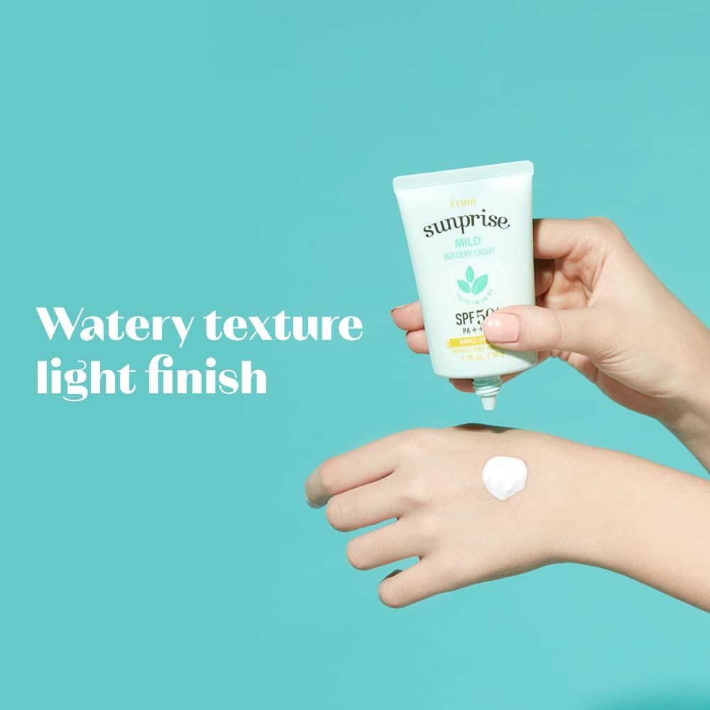 [Etude] Sunprise Mild Weightless Watery Light: Texture SPF50+/PA+++_1.7fl oz (50ml)