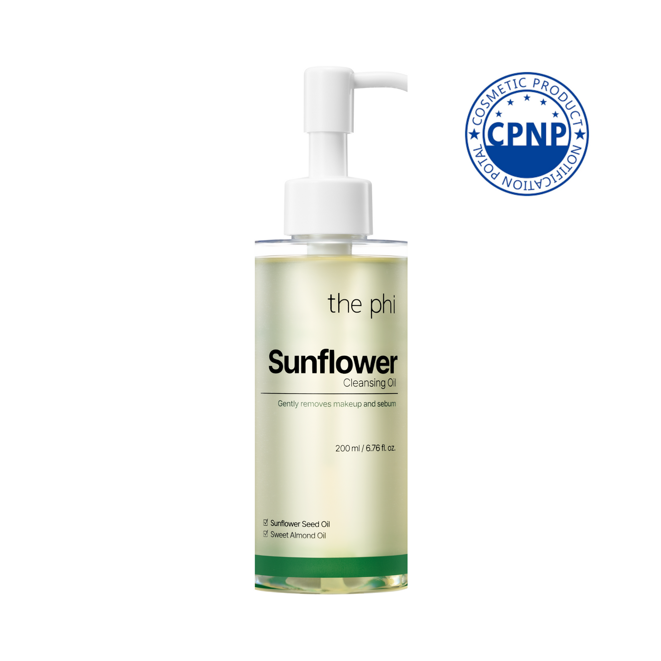 the phi Sunflower Cleansing Oil 6.8 fl.oz (200ml)
